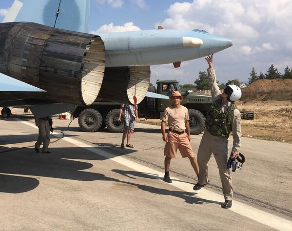 La vie quotidienne des militaires russes en Syrie - Sputnik Afrique