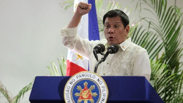 Der philippinische Präsident Rodrigo Duterte - Sputnik Afrique