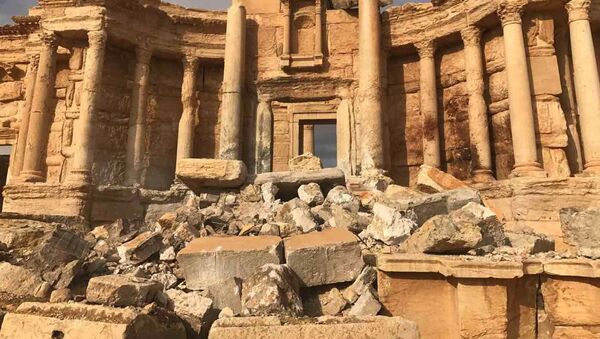 Историко-архитектурный комплекс Древней Пальмиры в сирийской провинции Хомс - Sputnik Afrique