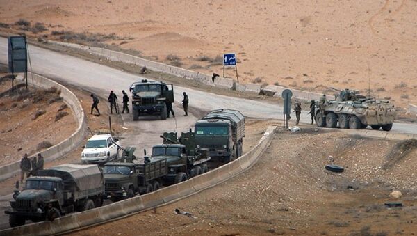 L'armée syrienne près de Palmyre. Archive photo - Sputnik Afrique