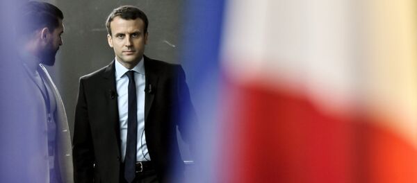 Emmanuel Macron, candidato presidencial de Francia - Sputnik Afrique