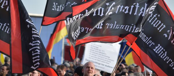 Merkel muss weg-Demo in Berlin - Sputnik Afrique