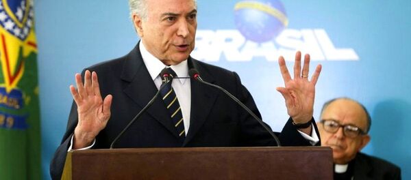 Presidente Michel Temer - Sputnik Afrique