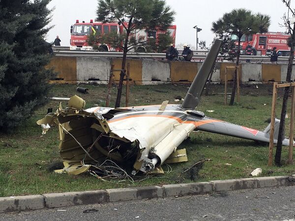 Crash d’un hélicoptère à Istanbul - Sputnik Afrique