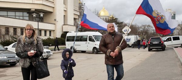 Референдум о статусе Крыма в Симферополе - Sputnik Afrique