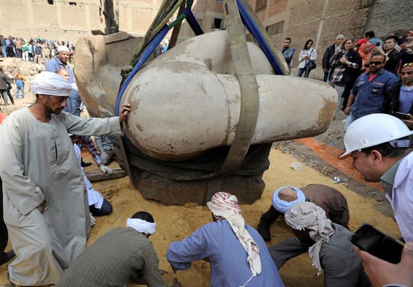 Découverte archéologique au Caire: le colosse de Ramsès II - Sputnik Afrique