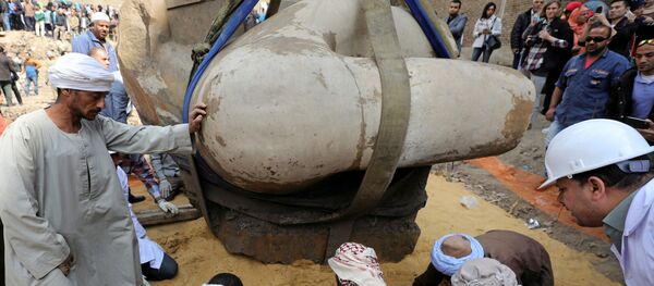 Découverte archéologique au Caire: le colosse de Ramsès II - Sputnik Afrique