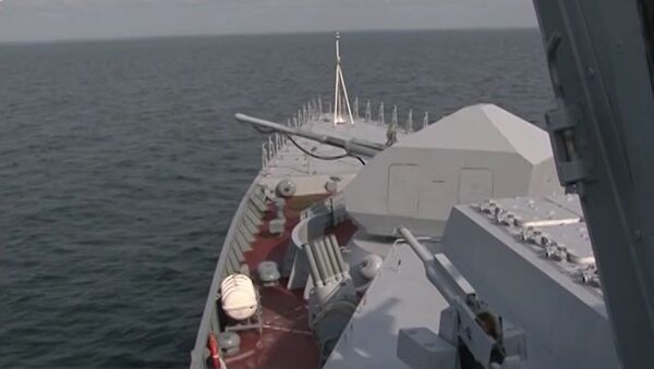 Tirs d'essai de la corvette furtive Soverchenny en Primorié - Sputnik Afrique
