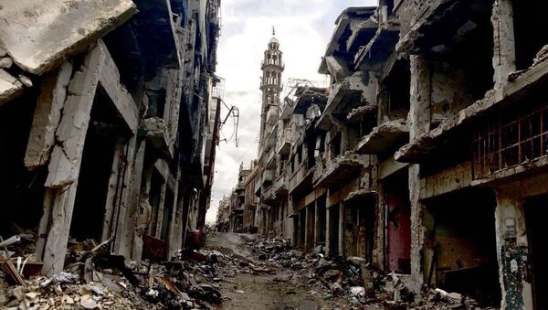 Homs ruinée par la guerre - Sputnik Afrique