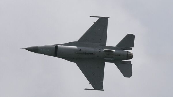 An F-16 Fighting Falcon. - Sputnik Afrique