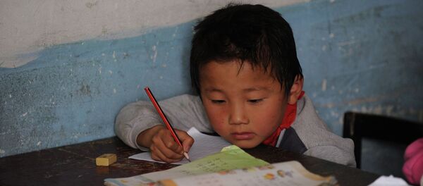 Un écolier chinois (image d'illustration) - Sputnik Afrique