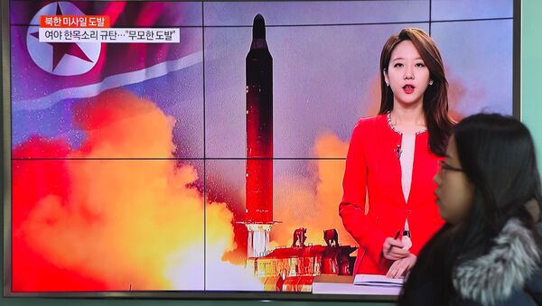 Un missile nord-coréen - Sputnik Afrique
