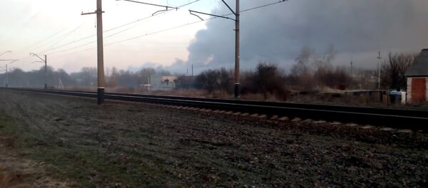 Explosion dans un dépôt de munitions en Ukraine - Sputnik Afrique