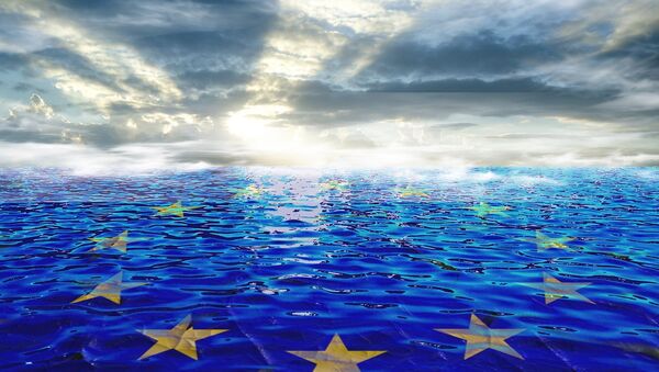 Bandera de la Unión Europea (imagen referencial) - Sputnik Afrique