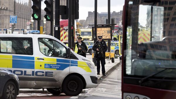 Le périmètre de sécurité établi à Londres après l'attentat du 22 mars - Sputnik Afrique