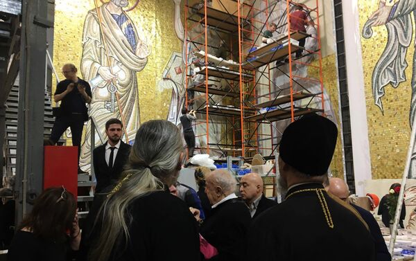 Une mosaïque russe pour la plus grande église orthodoxe des Balkans - Sputnik Afrique