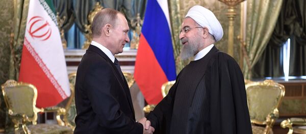 Vladimir Poutine et Hassan Rohani - Sputnik Afrique