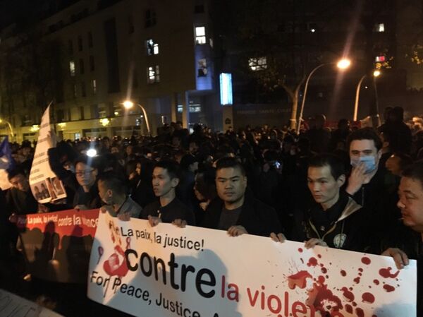 Manifestation de Chinois à Paris - Sputnik Afrique