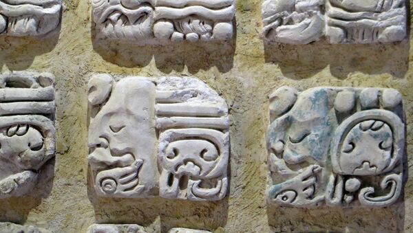 Hiéroglyphes Maya. Palenque (Mexique) - Sputnik Afrique