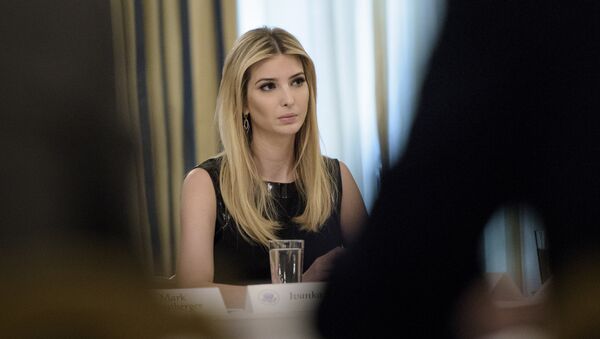Ivanka Trump listens at the beginning of a policy and strategy forum with executives in the State Dining Room of the White House in Washington, DC. (File) - Sputnik Afrique