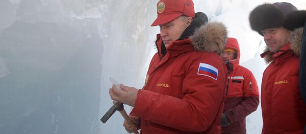 Visite du président Vladimir Poutine sur l’archipel François-Joseph - Sputnik Afrique