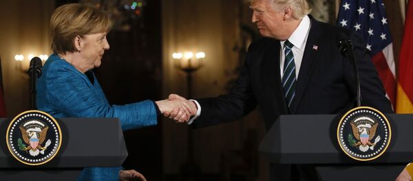 Angela Merkel et Donald Trump - Sputnik Afrique