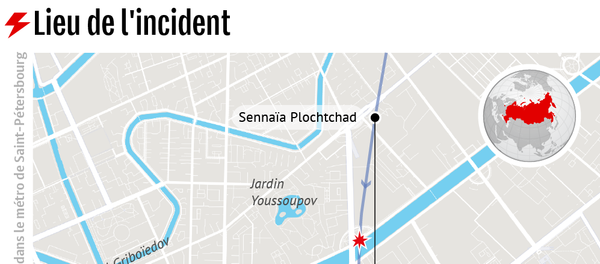 Attentat dans le métro de Saint-Pétersbourg - Sputnik Afrique