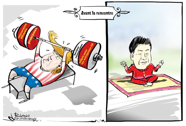 Trump se prépare à une réunion «très difficile» avec Xi Jinping - Sputnik Afrique