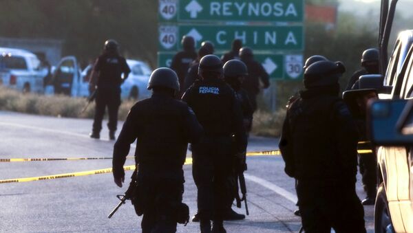 Mexican Federal personnel police - Sputnik Afrique