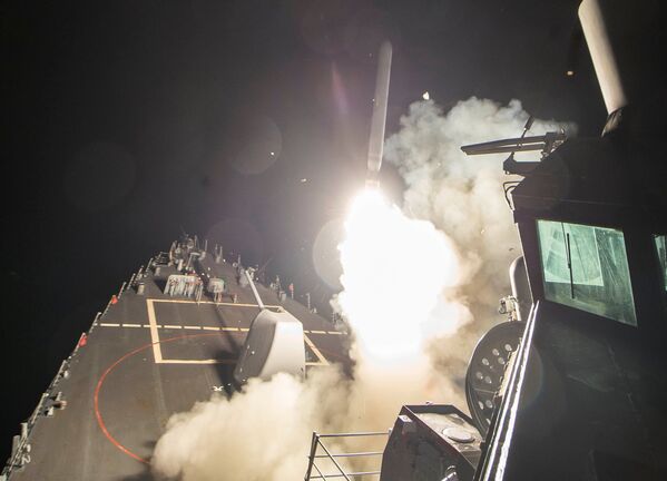 Frappe US contre une base aérienne syrienne - Sputnik Afrique