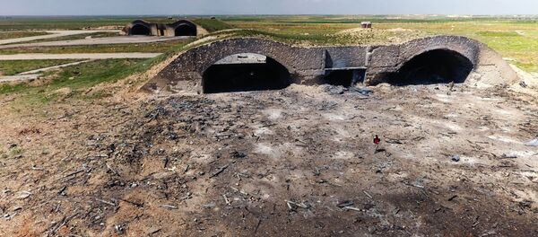 Conséquences des frappes aériennes US contre la base militaire Shayrat en Syrie - Sputnik Afrique