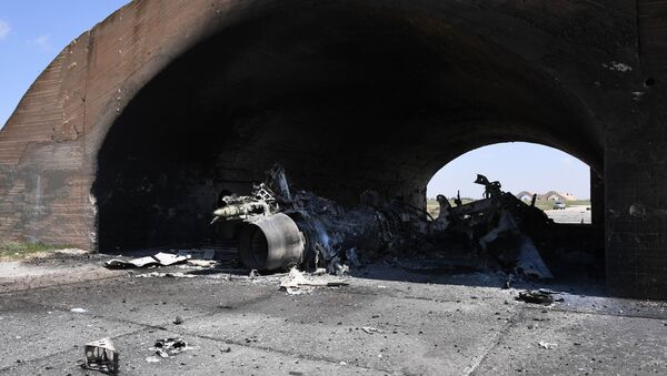 Les conséquences des frappes US contre la base militaire Shayrat en Syrie - Sputnik Afrique