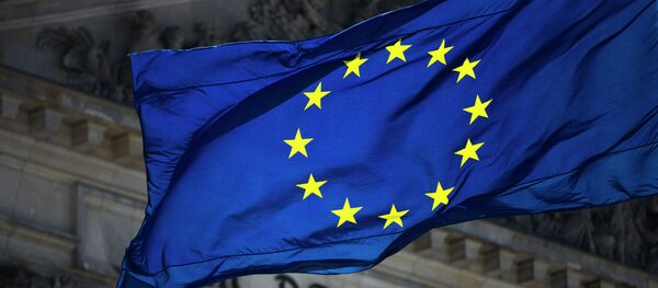 Флаг ЕС на фоне Рейхстага - Sputnik Afrique