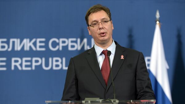 Premier ministre et Président élu serbe Aleksandar Vucic - Sputnik Afrique