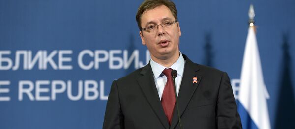 Premier ministre et Président élu serbe Aleksandar Vucic - Sputnik Afrique