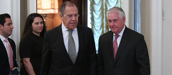 Переговоры министра иностранных дел РФ С. Лаврова и госсекретаря США Р. Тиллерсона - Sputnik Afrique