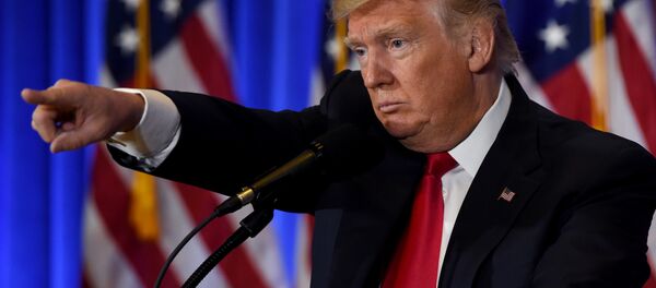 Donald Trump em coletiva Nova Iorque - Sputnik Afrique
