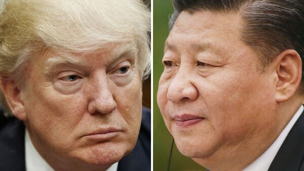 Le Président US Donald Trump et Xi Jinping, secrétaire général du Parti communiste chinois - Sputnik Afrique