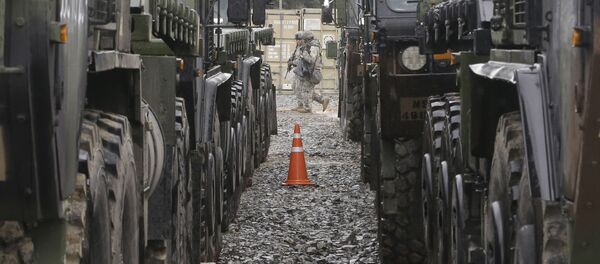 Морпехи США на совместных учениях США и Южной Кореи в Пхохане, Республика Корея - Sputnik Afrique