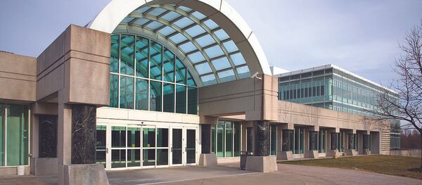 View of an entrance to the building of headquarters of CIA - Sputnik Afrique