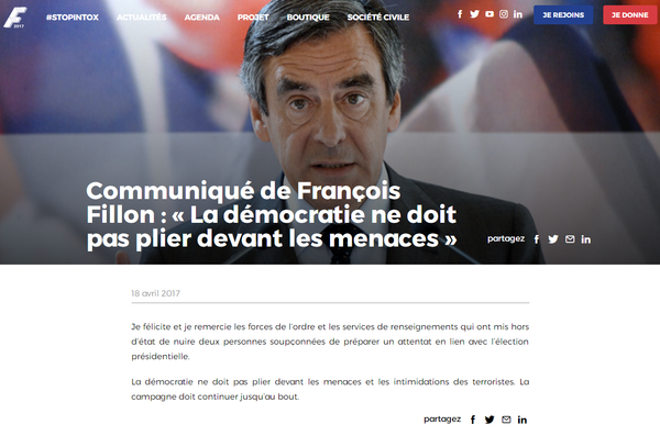 Communiqué de François Fillon - Sputnik Afrique
