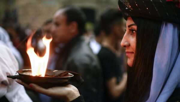 Irak: des milliers de Yézidis célèbrent leur nouvel an - Sputnik Afrique