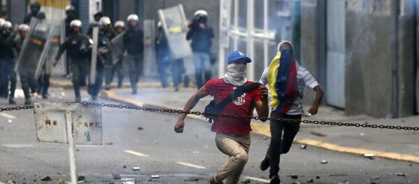 Protestations au Venezuela - Sputnik Afrique