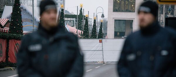 Les policiers allemands à Berlin - Sputnik Afrique