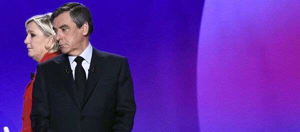 Marine Le Pen et François Fillon - Sputnik Afrique