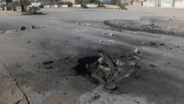 Lugar del ataque químico en Jan Sheijun, Idlib, Siria - Sputnik Afrique
