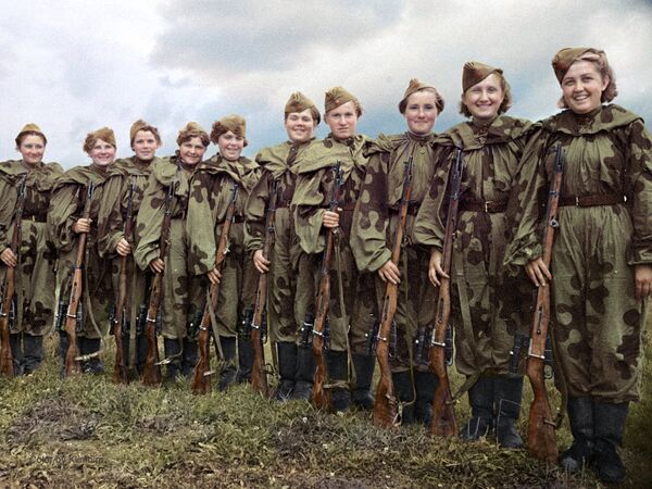L’Ecole centrale d’entraînement des snipers, 1943 - Sputnik Afrique
