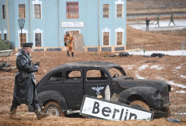 La bataille de Berlin reconstituée dans la région de Moscou - Sputnik Afrique