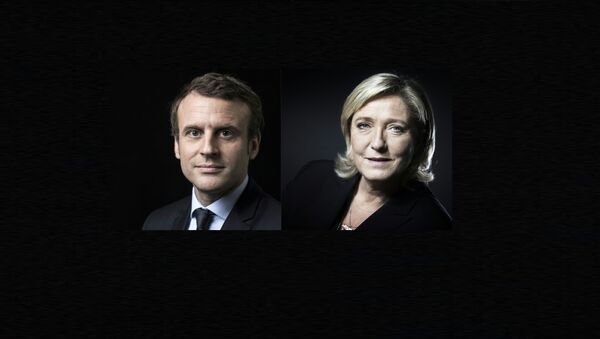 Marine Le Pen et Emmanuel Macron - Sputnik Afrique