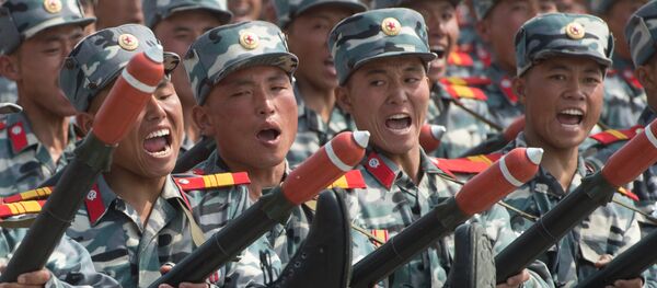 Праздничные мероприятия, посвященные 105-й годовщине со дня рождения Ким Ир Сена, в КНДР Праздничные мероприятия, посвященные 105-й годовщине со дня рождения Ким Ир Сена, в КНДР - Sputnik Afrique